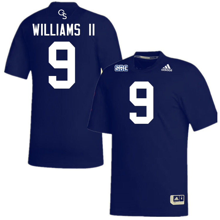 #9 Dexter Williams II Georgia Southern Eagles Jerseys|Apparels Football Stitched-Navy